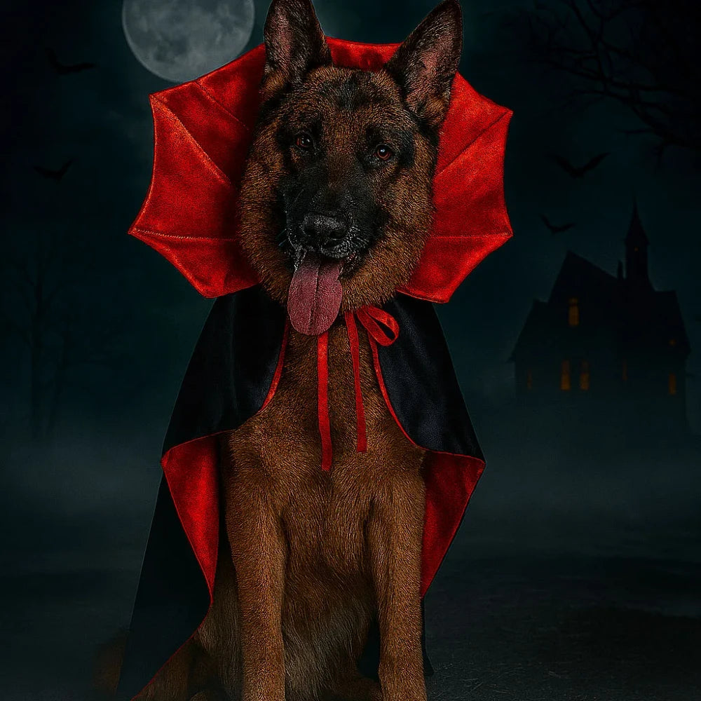 Cape Vampire Halloween pour Chien